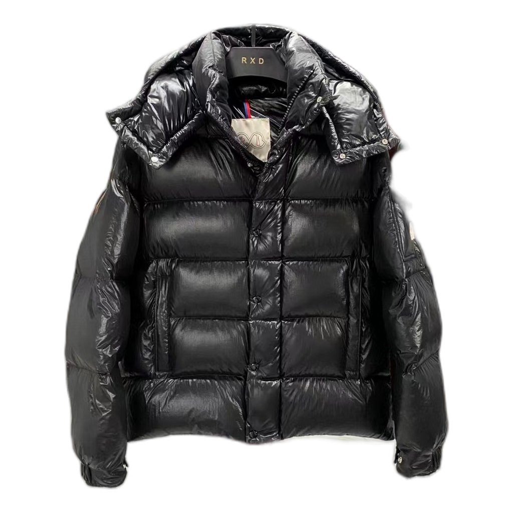 Moncler Maya 70th Anniversary Glossy Hooded Puffer Jacket