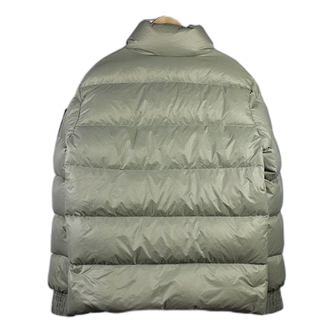 Moose Knuckles Stand-Collar Puffer Jacket – Sage Grey